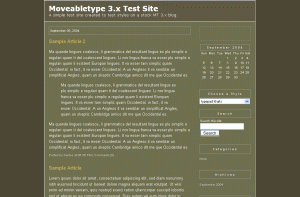Click to view the test site for TypePad Khaki