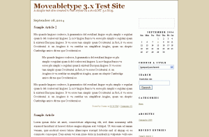 Click to view the test site for TypePad Parchment